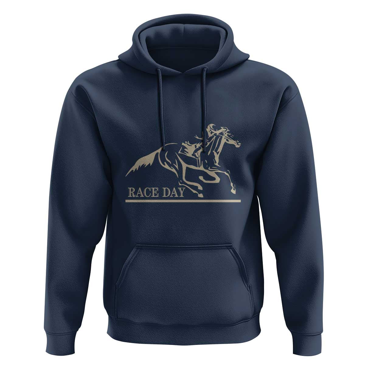 Horse Racing Hoodie Race Day Vintage Equestrian Jumping - Wonder Print Shop
