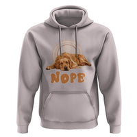 Lazy Golden Retriever Hoodie Nope Funny Dog Lover - Wonder Print Shop