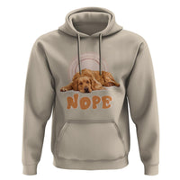 Lazy Golden Retriever Hoodie Nope Funny Dog Lover - Wonder Print Shop