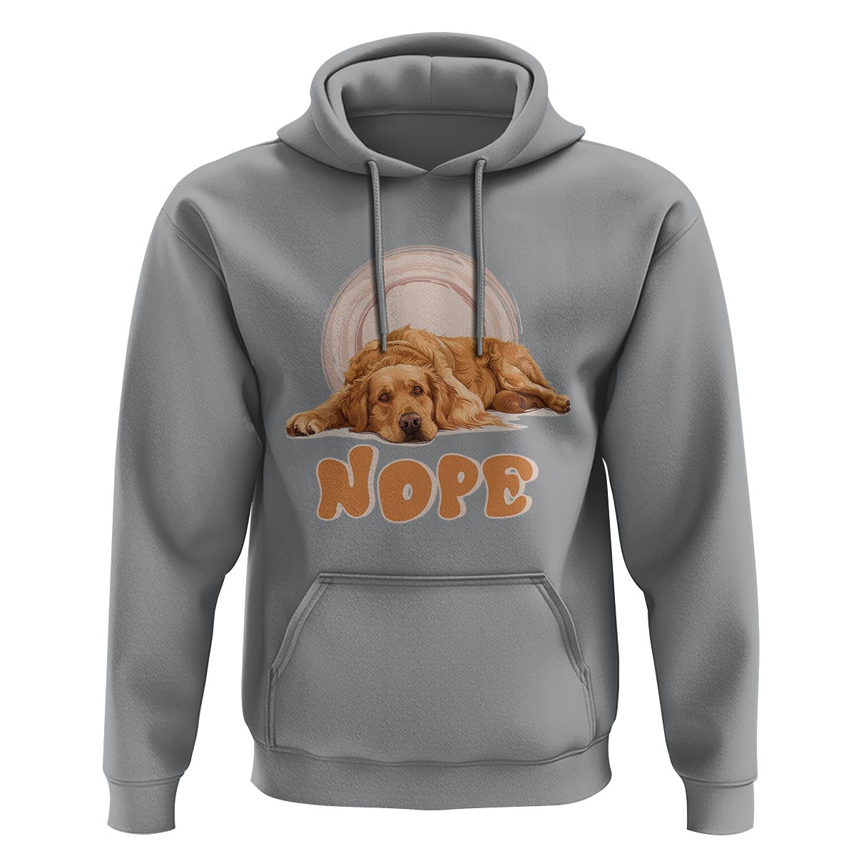 Lazy Golden Retriever Hoodie Nope Funny Dog Lover - Wonder Print Shop