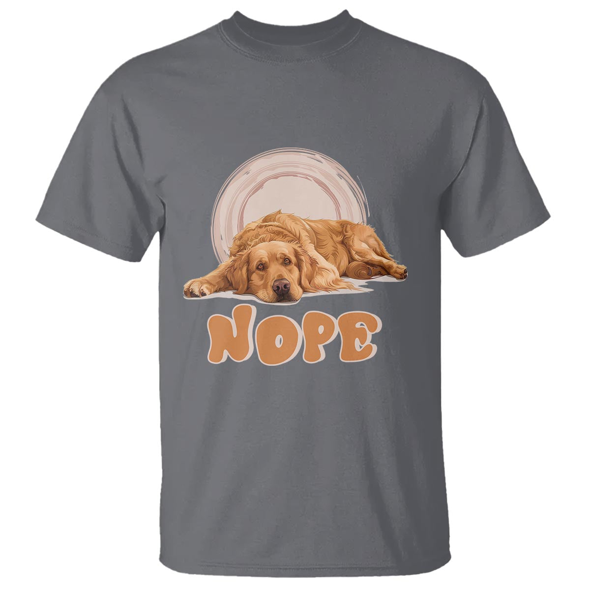 Lazy Golden Retriever T Shirt Nope Funny Dog Lover - Wonder Print Shop