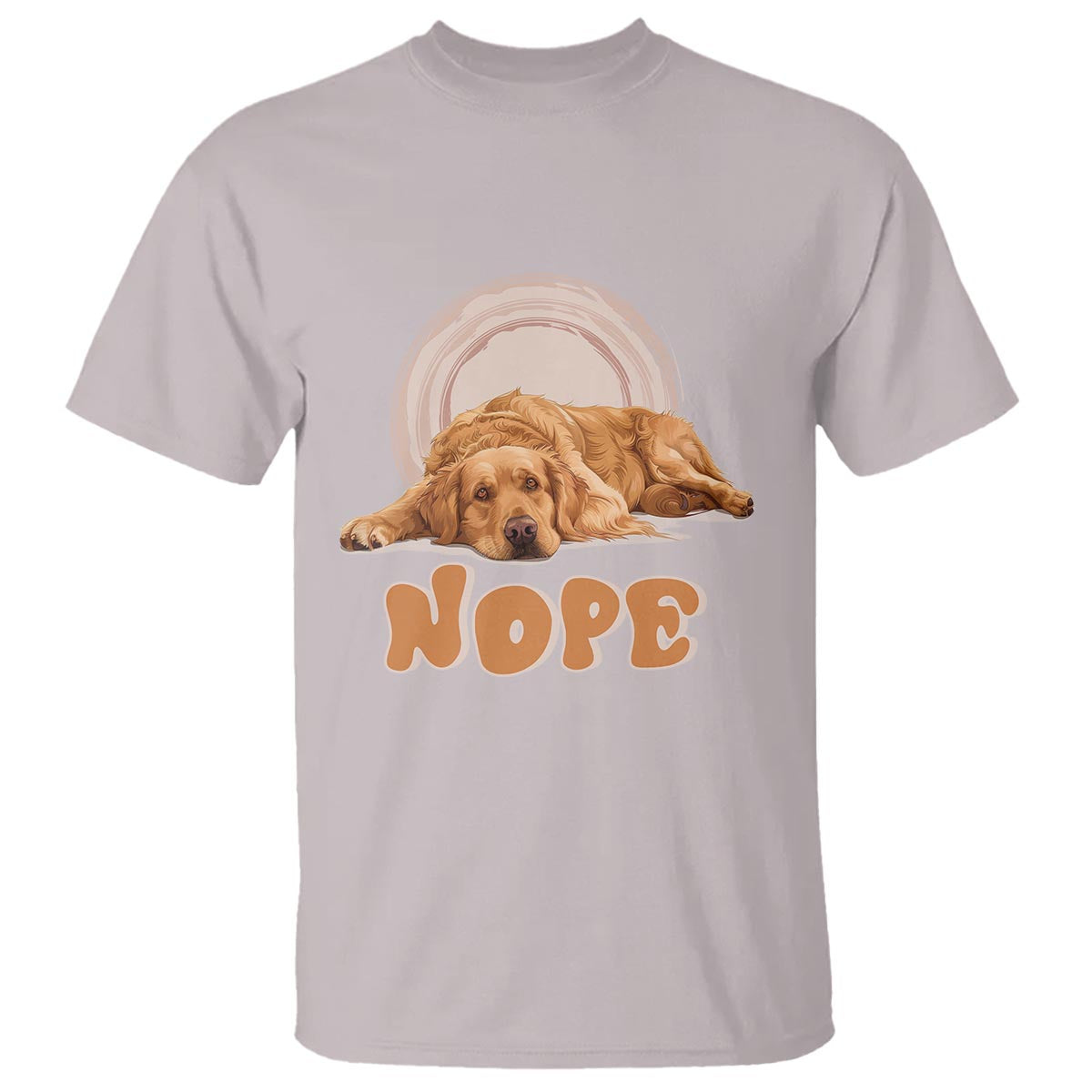 Lazy Golden Retriever T Shirt Nope Funny Dog Lover - Wonder Print Shop