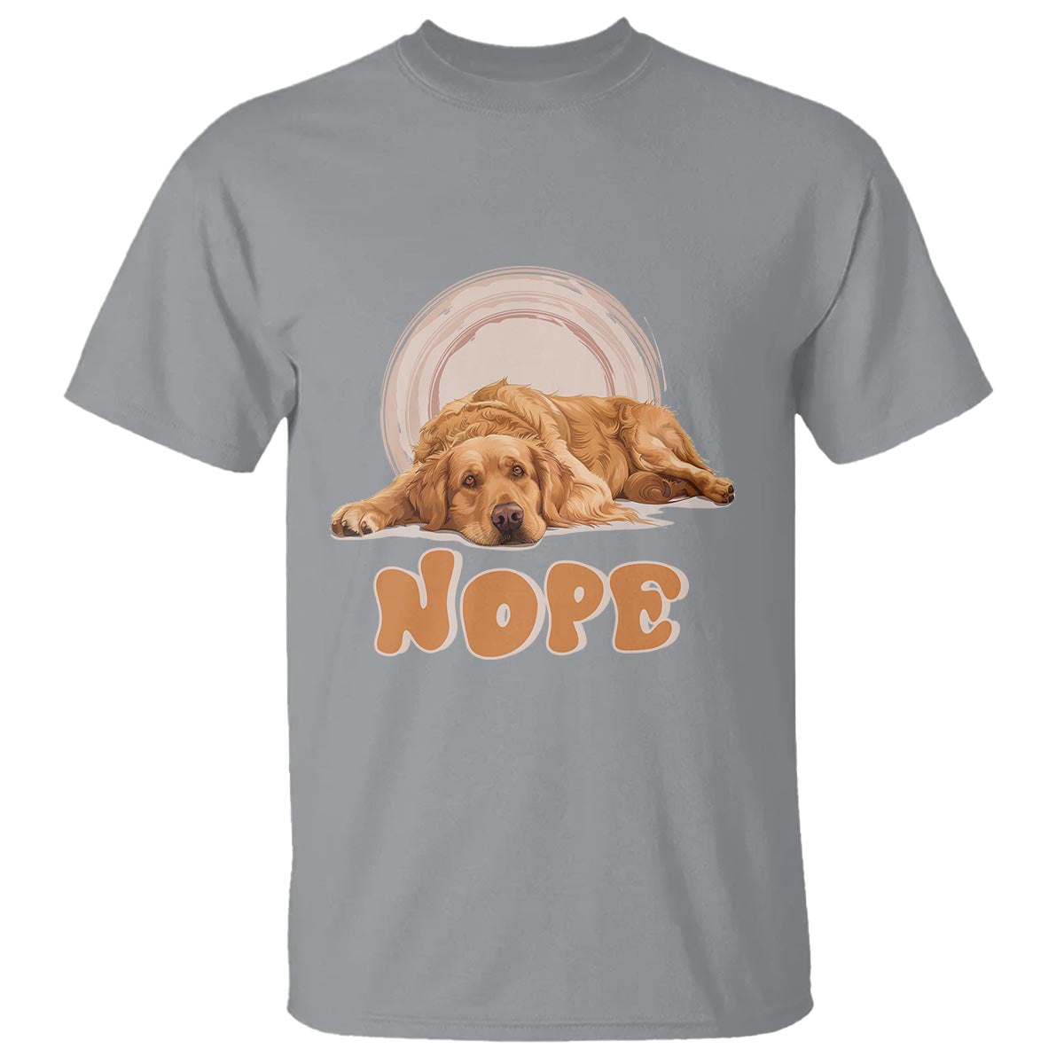 Lazy Golden Retriever T Shirt Nope Funny Dog Lover - Wonder Print Shop