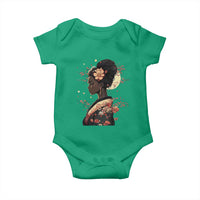 African American Geisha Kimono Blasian Japanese Sakura Baby Onesie