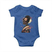 African American Geisha Kimono Blasian Japanese Sakura Baby Onesie