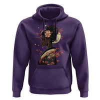 African American Geisha Kimono Blasian Japanese Sakura Hoodie