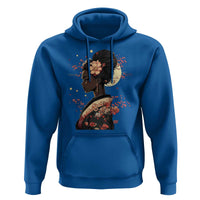 African American Geisha Kimono Blasian Japanese Sakura Hoodie