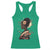 African American Geisha Kimono Blasian Japanese Sakura Racerback Tank Top