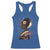 African American Geisha Kimono Blasian Japanese Sakura Racerback Tank Top