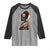 African American Geisha Kimono Blasian Japanese Sakura Raglan Shirt