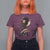 African American Geisha Kimono Blasian Japanese Sakura T Shirt For Women