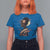 African American Geisha Kimono Blasian Japanese Sakura T Shirt For Women