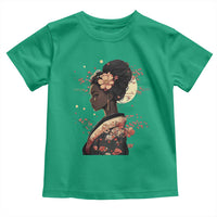 African American Geisha Kimono Blasian Japanese Sakura Toddler T Shirt