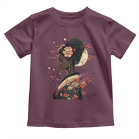 African American Geisha Kimono Blasian Japanese Sakura Toddler T Shirt