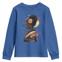 African American Geisha Kimono Blasian Japanese Sakura Youth Sweatshirt