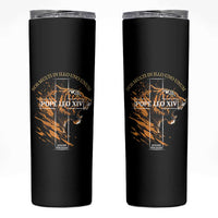 Cardinal Pope Leo XIV Skinny Tumbler Nos Multi In Illo Uno Unum 267th Pope From Chicago Tiger