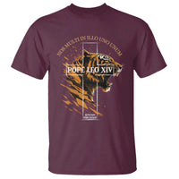 Cardinal Pope Leo XIV T Shirt Nos Multi In Illo Uno Unum 267th Pope From Chicago Tiger