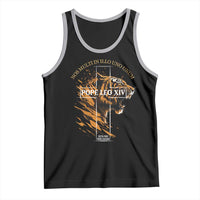 Cardinal Pope Leo XIV Tank Top Nos Multi In Illo Uno Unum 267th Pope From Chicago Tiger