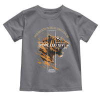 Cardinal Pope Leo XIV Toddler T Shirt Nos Multi In Illo Uno Unum 267th Pope From Chicago Tiger