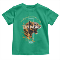 Cardinal Pope Leo XIV Toddler T Shirt Nos Multi In Illo Uno Unum 267th Pope From Chicago Tiger