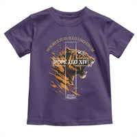 Cardinal Pope Leo XIV Toddler T Shirt Nos Multi In Illo Uno Unum 267th Pope From Chicago Tiger