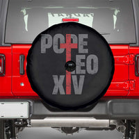 Pope Leo XIV Spare Tire Cover First American Pope Catholic Religious Cross