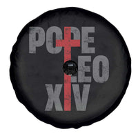 Pope Leo XIV Spare Tire Cover First American Pope Catholic Religious Cross