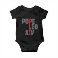 Pope Leo XIV Baby Onesie First American Pope Catholic Religious Cross
