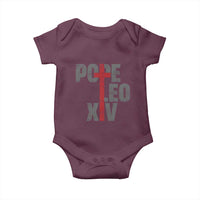 Pope Leo XIV Baby Onesie First American Pope Catholic Religious Cross