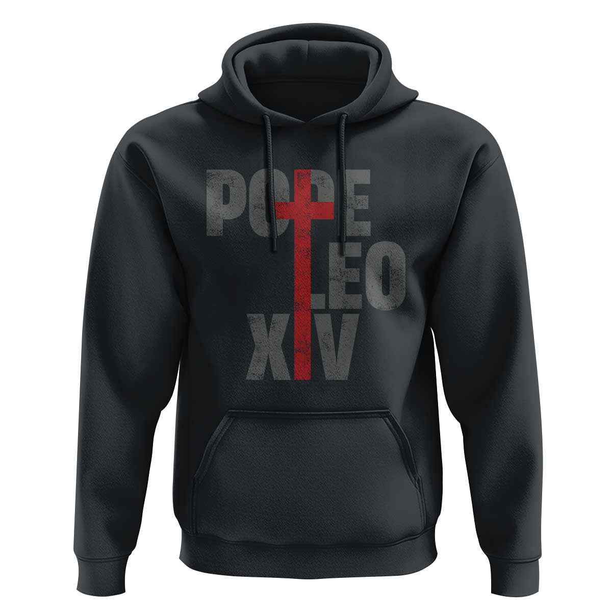 Pope Leo XIV Hoodie First American Pope Catholic Religious Cross