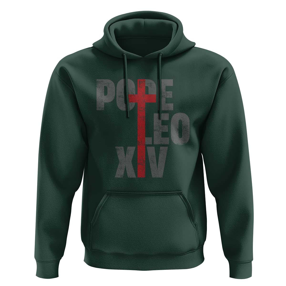 Pope Leo XIV Hoodie First American Pope Catholic Religious Cross