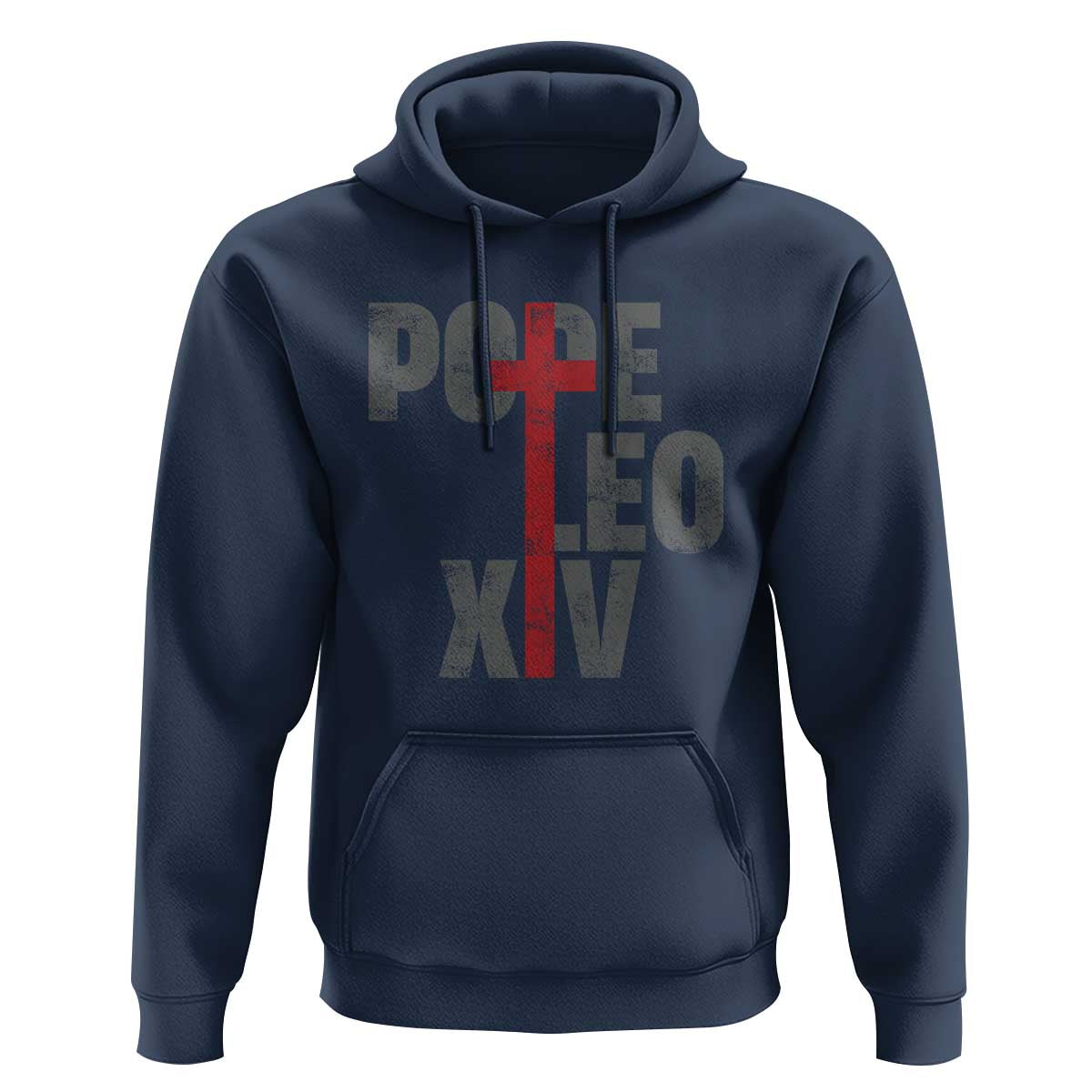 Pope Leo XIV Hoodie First American Pope Catholic Religious Cross