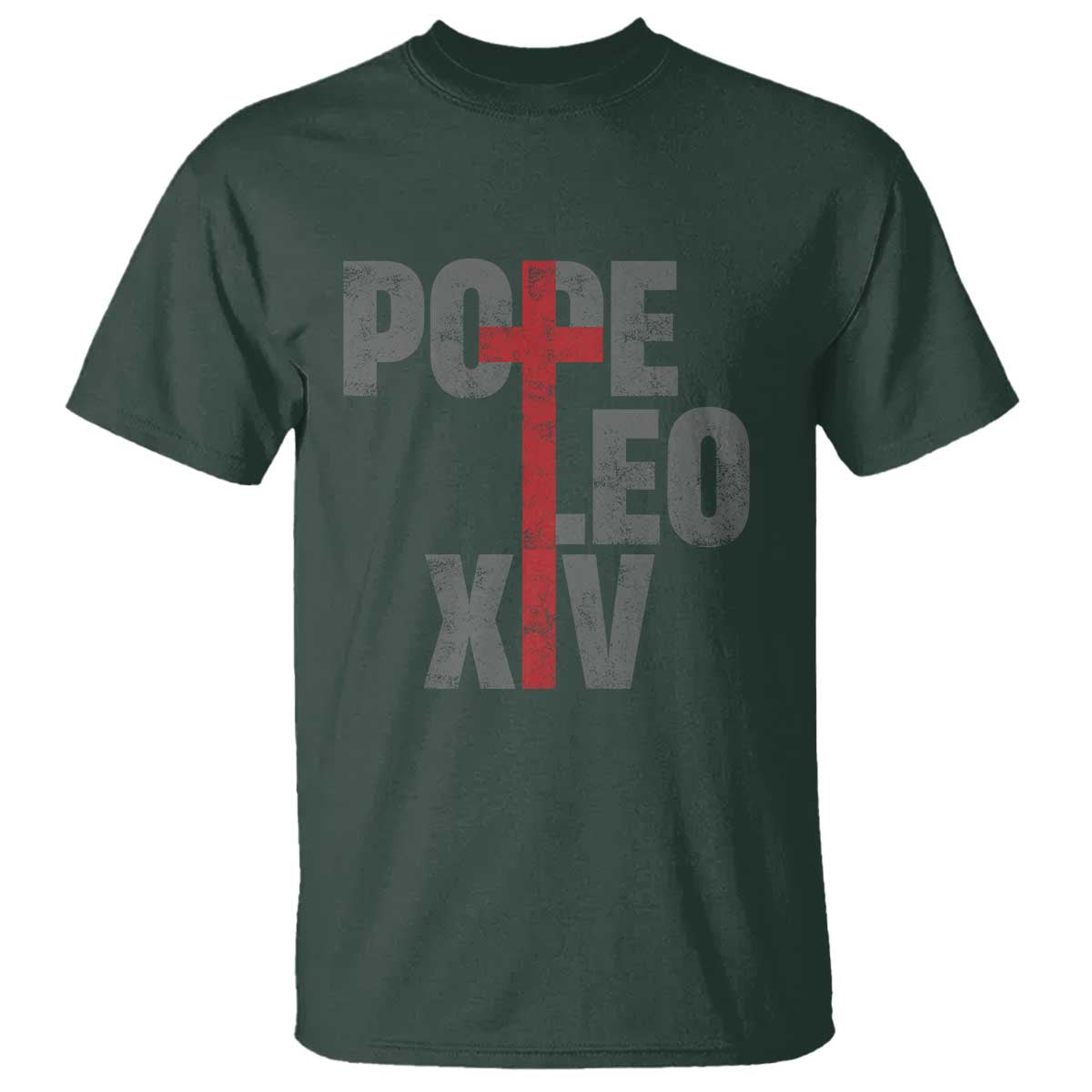 Pope Leo XIV T Shirt First American Pope Catholic Religious Cross