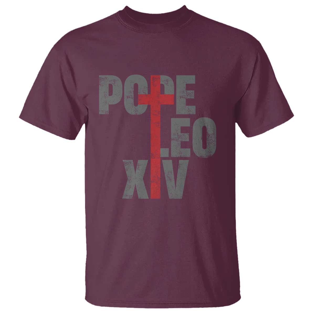 Pope Leo XIV T Shirt First American Pope Catholic Religious Cross