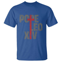 Pope Leo XIV T Shirt First American Pope Catholic Religious Cross