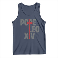Pope Leo XIV Tank Top First American Pope Catholic Religious Cross