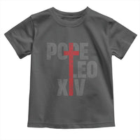 Pope Leo XIV Toddler T Shirt First American Pope Catholic Religious Cross