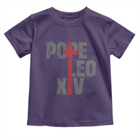 Pope Leo XIV Toddler T Shirt First American Pope Catholic Religious Cross