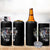 God Bless Pope Leo XIV 4 in 1 Can Cooler Tumbler Lion American Flag