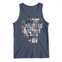 God Bless Pope Leo XIV Tank Top Lion American Flag