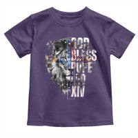 God Bless Pope Leo XIV Toddler T Shirt Lion American Flag