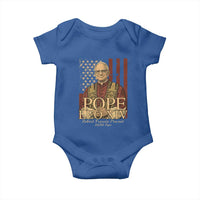 Cardinal Pope Leo XIV Baby Onesie 267th Robert Francis Prevost American Flag