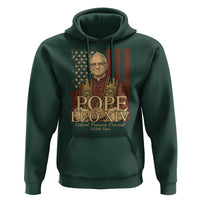 Cardinal Pope Leo XIV Hoodie 267th Robert Francis Prevost American Flag