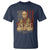Cardinal Pope Leo XIV T Shirt 267th Robert Francis Prevost American Flag