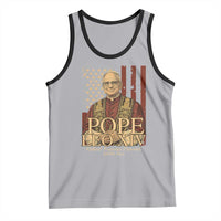 Cardinal Pope Leo XIV Tank Top 267th Robert Francis Prevost American Flag