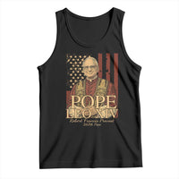 Cardinal Pope Leo XIV Tank Top 267th Robert Francis Prevost American Flag