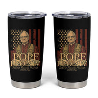 Cardinal Pope Leo XIV Tumbler Cup 267th Robert Francis Prevost American Flag