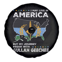 I May Live In America But My Journey Began With Gullah Geechee Spare Tire Cover Gullah Geechee Pride