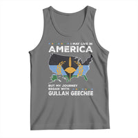 I May Live In America But My Journey Began With Gullah Geechee Tank Top Gullah Geechee Pride