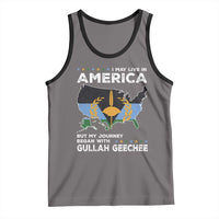 I May Live In America But My Journey Began With Gullah Geechee Tank Top Gullah Geechee Pride